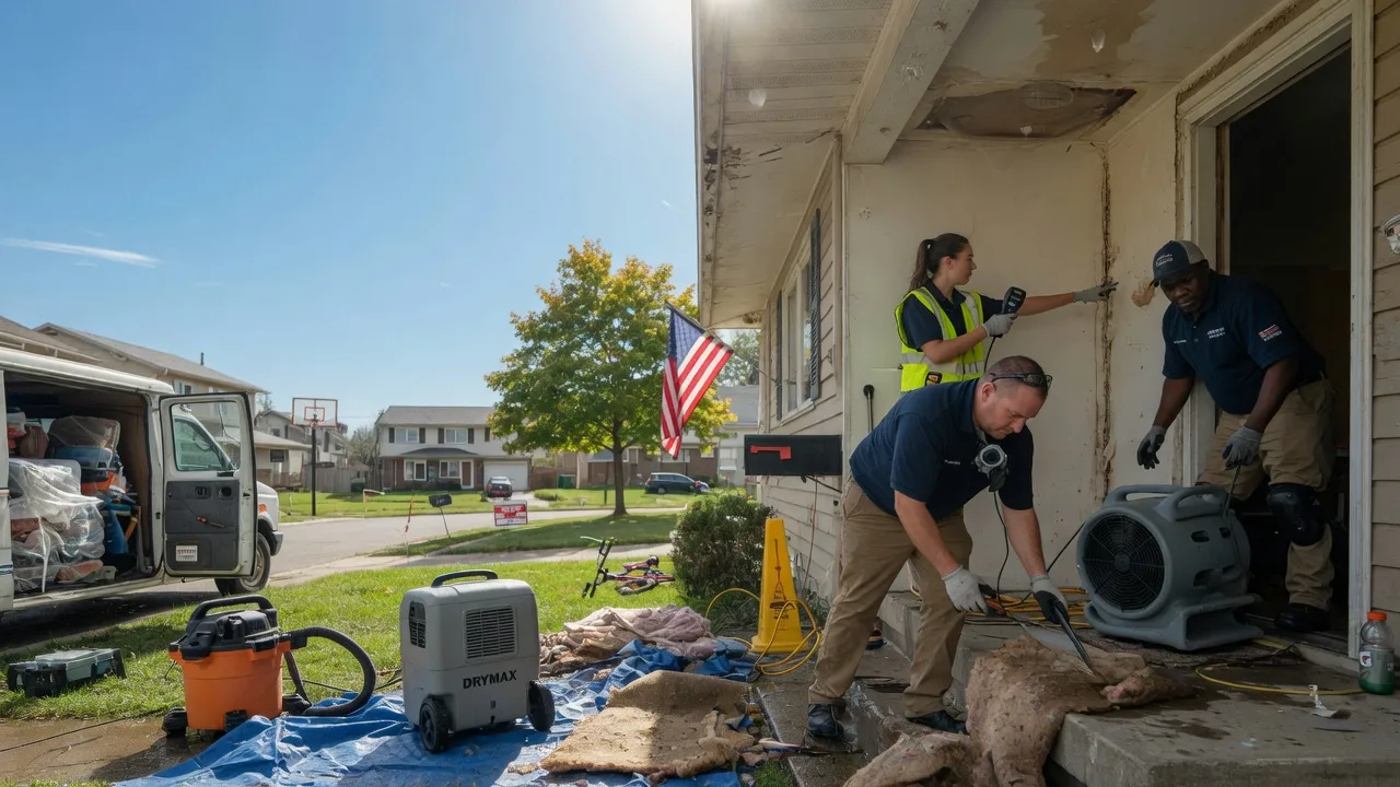 Water Damage Restoration in Salamonia, IN near me
